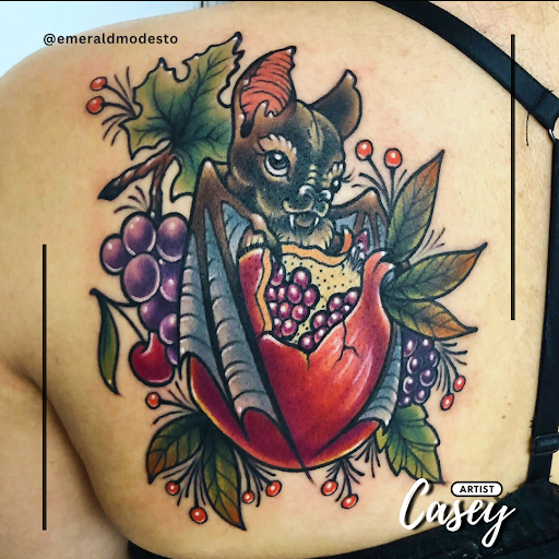 Explore leg sleeve tattoo ideas men, creative tattoo ideas in Modesto, available at Emerald Tattoo & Piercing - Modesto