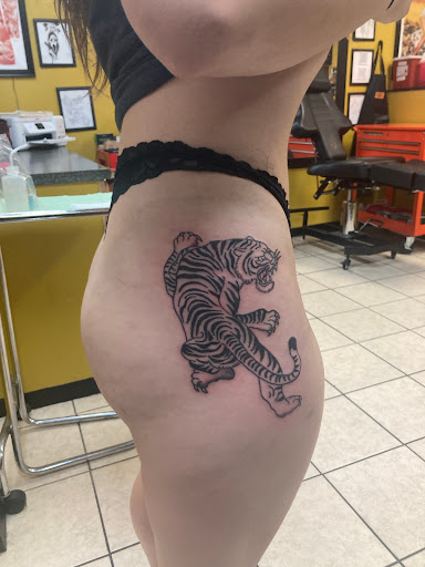 Explore realistic tattoo ideas, creative tattoo ideas in Cocoa, available at Rorschach Tattoo Shop and Piercing Studio