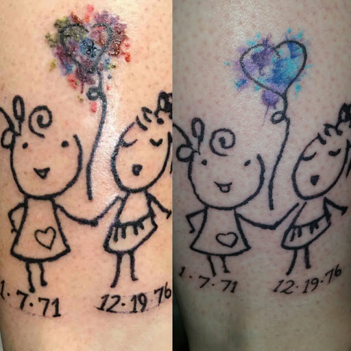 Explore eternal love tattoo ideas, creative tattoo ideas in Horn Lake, available at PureThirteen Tattoo Company