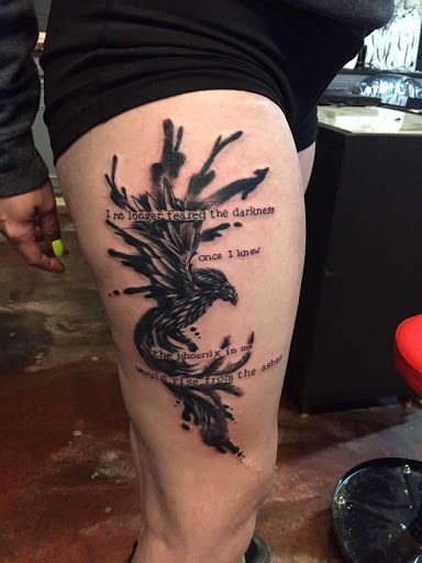 Explore heart tattoo ideas with names, creative tattoo ideas in Girard, available at Cult Tattoo