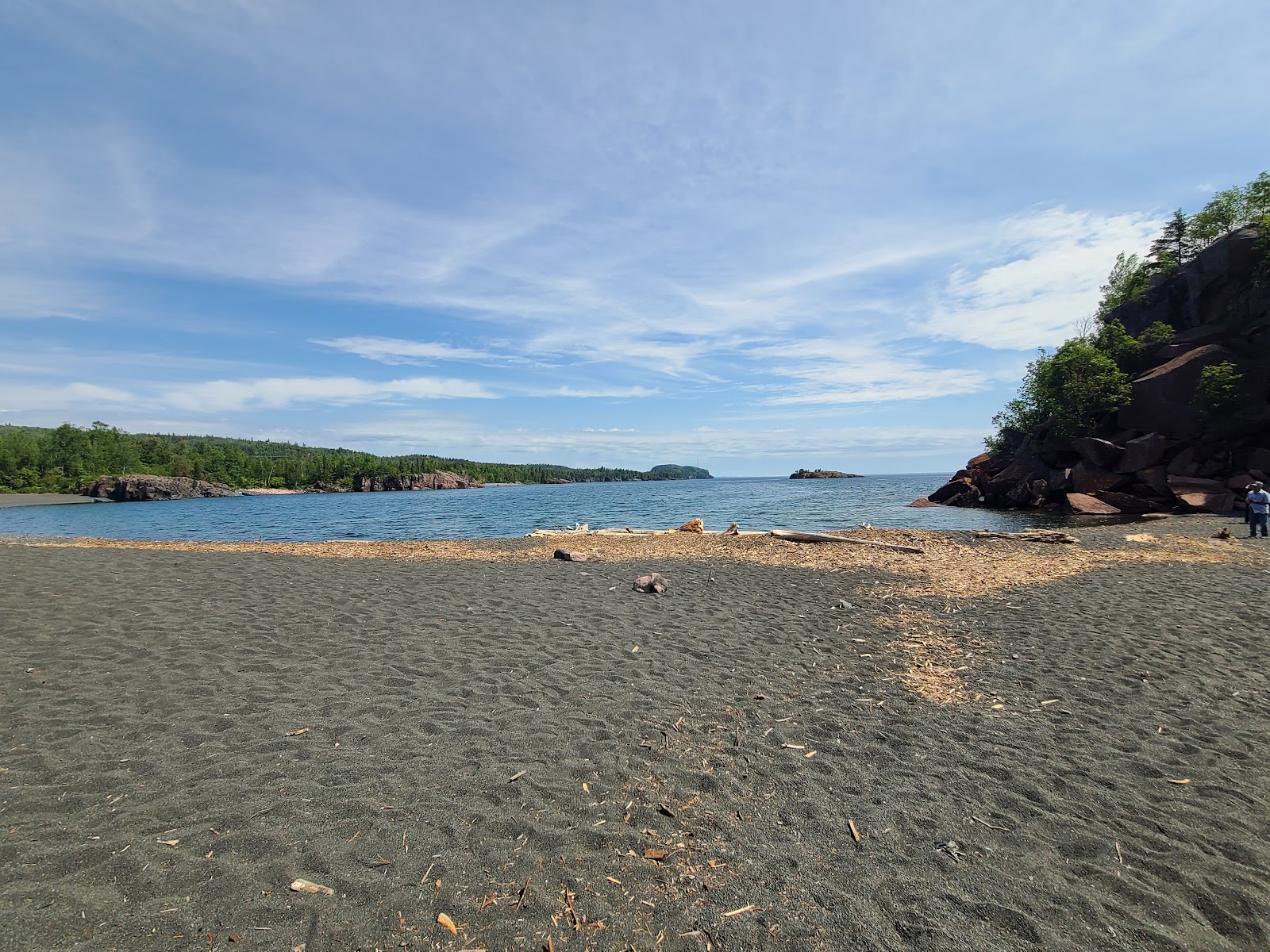 Photo of Black Beach located in natural area