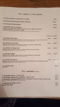 Restaurant La Spatule à La Plagne-Tarentaise (la carte)