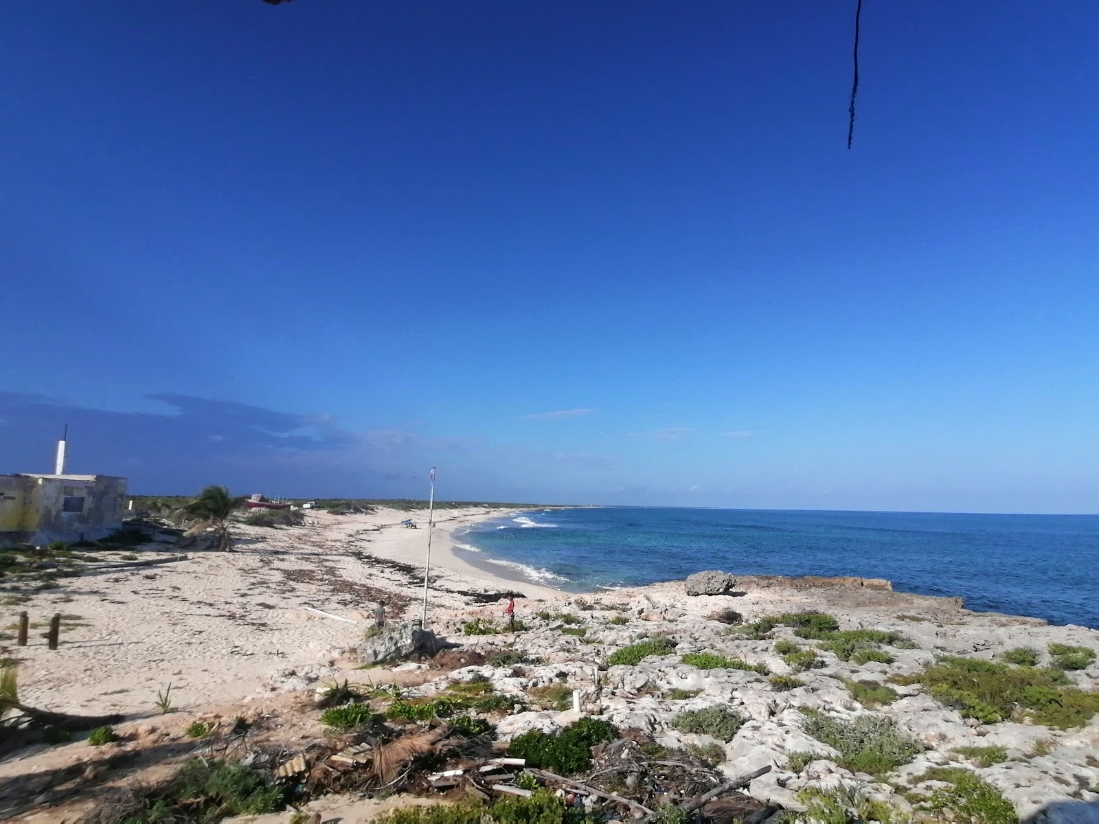 Fotografie cu Playa Punta Morena cu o suprafață de apa pură turcoaz