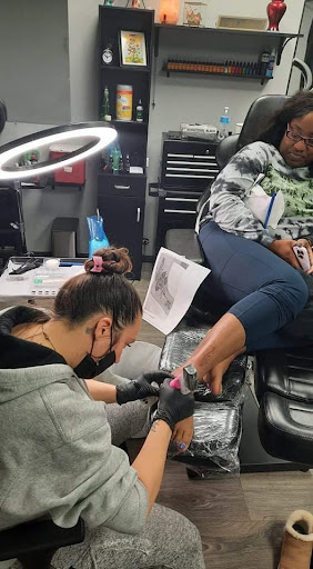 Explore barbell tattoo ideas, creative tattoo ideas in Schaumburg, available at Urban Rebels Ink