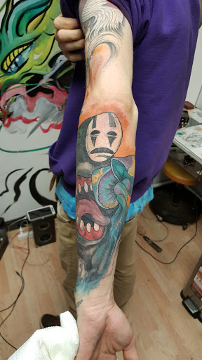 Explore logger tattoo ideas, creative tattoo ideas in Jackson, available at T.R.A.P. Ink Tattoos and Piercings