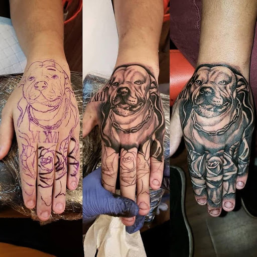 Explore truck tattoo ideas, creative tattoo ideas in Orange Park, available at Diamond Tip Tattoo