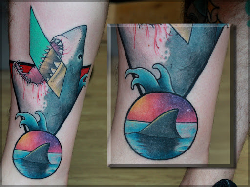 Explore guitar pick tattoo ideas, creative tattoo ideas in Dubuque, available at The Crows Nest