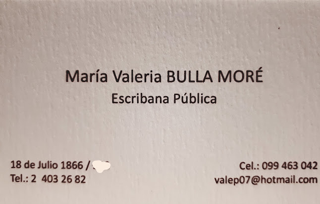 Opiniones de Escribana Valeria Bulla en Ciudad de la Costa - Notaria