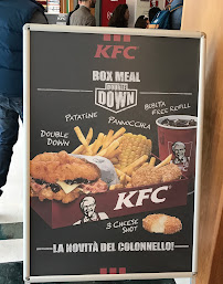 KFC à Turin menu