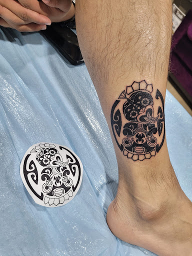 Explore may birth tattoo ideas, creative tattoo ideas in Arlington, available at Lady Octopus Tattoos