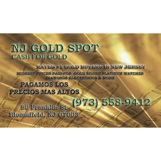 Pawn Shop «NEW JERSEY GOLD SPOT LLC.», reviews and photos, 50 Franklin St, Bloomfield, NJ 07003, USA