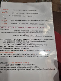 Menu du Restaurant Le Chanoine à Romans-sur-Isère