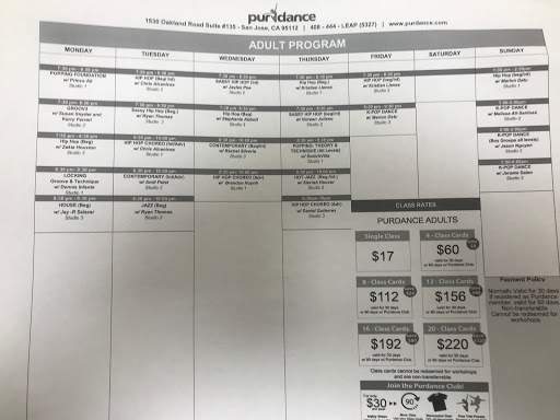 Dance School «Purdance», reviews and photos, 1530 Oakland Rd #135, San Jose, CA 95112, USA