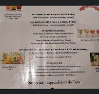 Don Pedro Guedes I Buffet à Terrugem menu