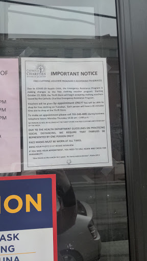 Thrift Store «Catholic Charities Thrift Shop», reviews and photos, 125 S West St, Alexandria, VA 22314, USA