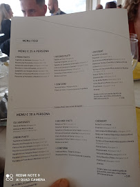 Menu / carte de Baia di Ponente à Anzio