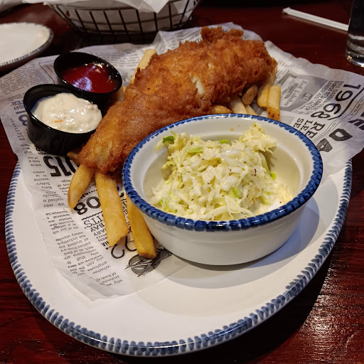 Fish and Chips plate.