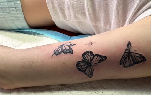 Explore coffin tattoo ideas, creative tattoo ideas in Williamsburg, available at 315 underground INK LLC