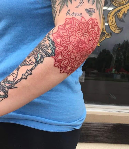 Explore logging tattoo ideas, creative tattoo ideas in Englewood, available at Flamingo Noir Collective