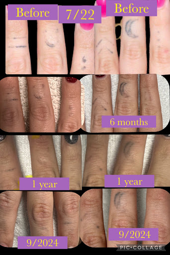 Explore night sky tattoo ideas, creative tattoo ideas in Weatherford, available at TCO BEAUTY BAR & Waxing Studio Weatherford Tx