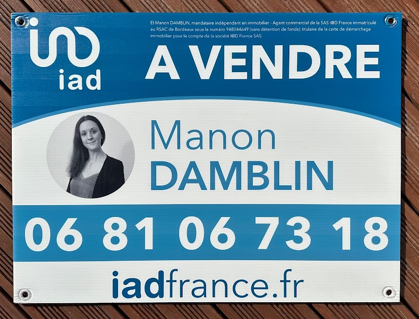 Manon Damblin Conseillère en immobilier iad France Sainte Hélène, Médoc & Gironde à Sainte-Hélène