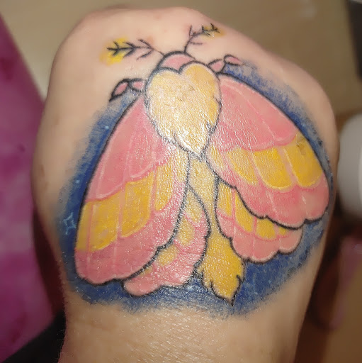 Explore road trip tattoo ideas, creative tattoo ideas in Bloomington, available at Til Death Tattoo And Piercing Parlor