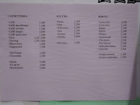 Menu / carte de Ristorante Alpino Bitti à Macugnaga