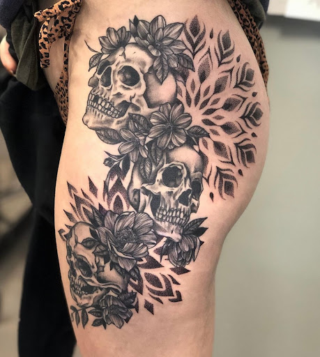 Explore heart name tattoo ideas, creative tattoo ideas in Edison, available at Tattoo Asylum