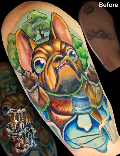 Explore ideas for tattoo sleeve theme, creative tattoo ideas in Lombard, available at New Hope Tattoo