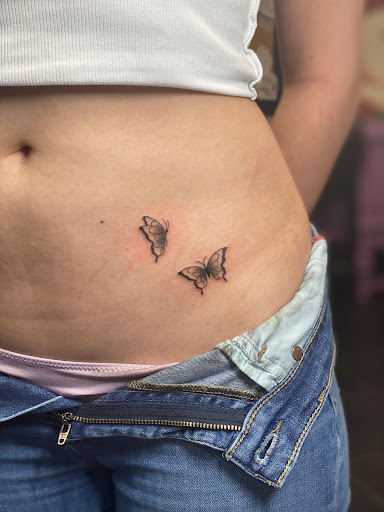 Explore cosmetology tattoo ideas, creative tattoo ideas in Los Angeles, available at Through Your Skin Body Piercing And Tattoos