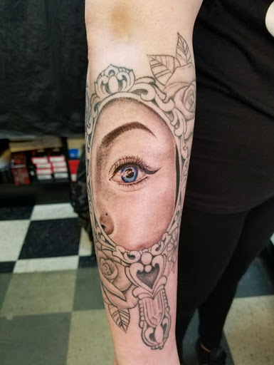 Explore arch angel tattoo ideas, creative tattoo ideas in Pelham, available at Tattoo Fever