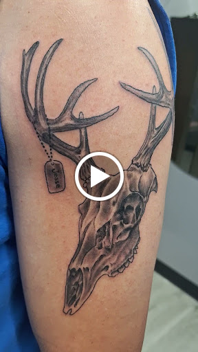 Explore sniper tattoo ideas, creative tattoo ideas in Princeton, available at Idle Hands Tattoo - Princeton