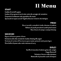 Menu / carte de Cobra Pietrasanta à Pietrasanta