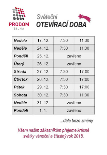 PRODOM Šilha - Prodejna