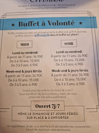 Menu / carte de Wokasie Dijon à Fontaine-lès-Dijon