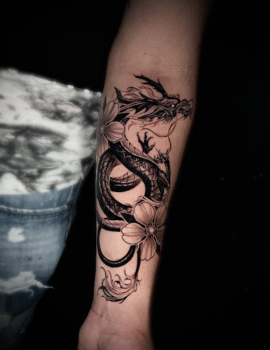 Explore japanese tattoo ideas, creative tattoo ideas in Corona, available at Crop Circles Tattoo Studio