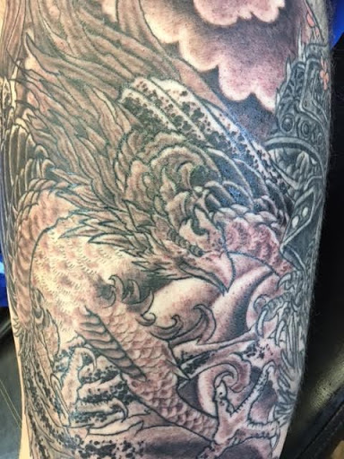 Explore dabi tattoo ideas, creative tattoo ideas in Lake Charles, available at Brooklyn Gator Tattoo