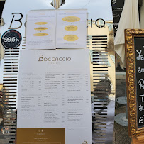 Boccaccio à Nice menu