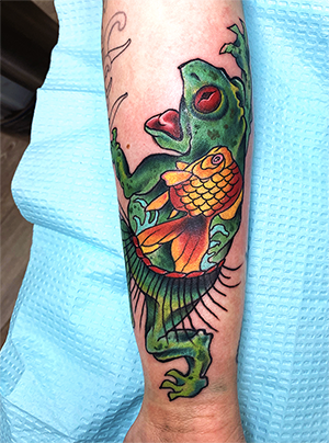 Explore memorial tattoo ideas for guys, creative tattoo ideas in Nashville, available at Titan Tattoo