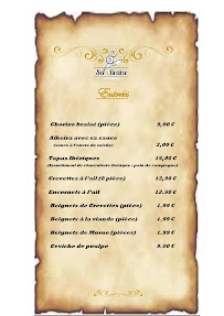 Restaurant portugais Sel et Braise à Cachan - menu / carte