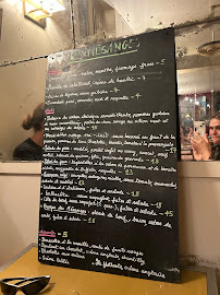 Menu / carte de Les Mesanges à Paris