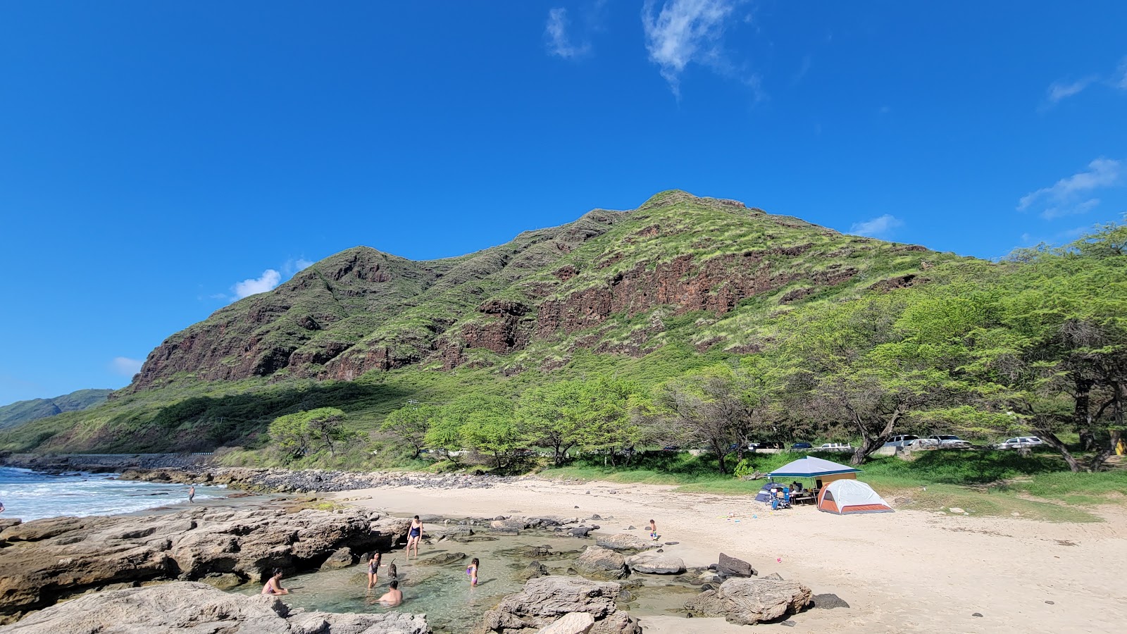 Fotografie cu Makua Beach zonă sălbatică