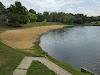 Backbone State Park Beach Logo, Dundee, United States, Park