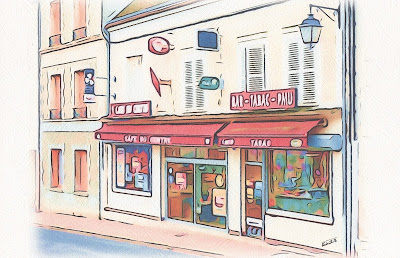 Café du Centre à Puiseaux