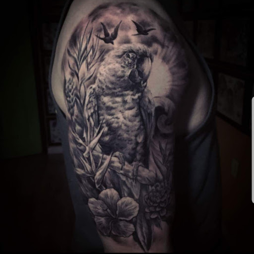 Explore mens ankle tattoo ideas, creative tattoo ideas in Ambler, available at Tattoo GalaxyAmbler Piercing & Custom Tattoos