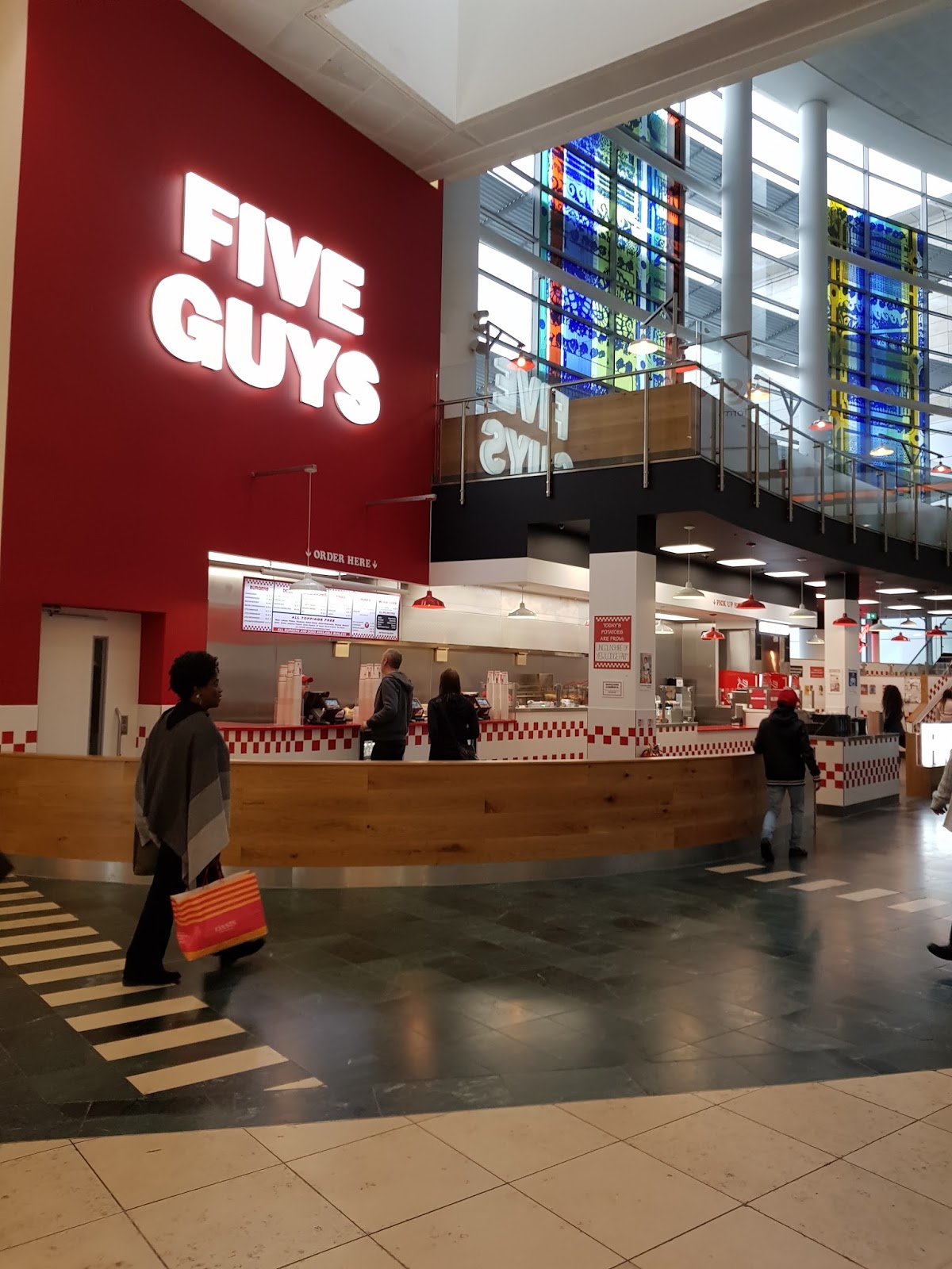 Five Guys Foto, Milton Keynes, Uk, Restaurant