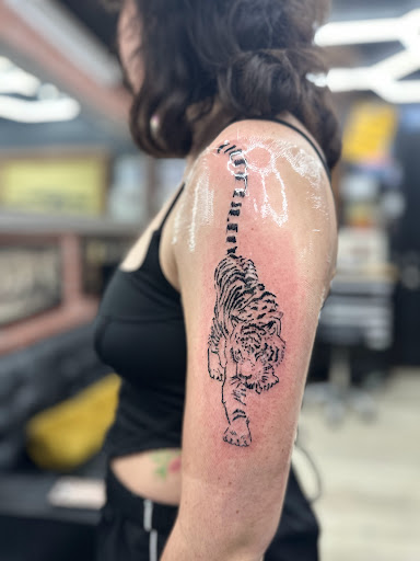 Explore one punch man tattoo ideas, creative tattoo ideas in Anaheim, available at Monsters Den Tattoo Shop & Piercing (YES WE TAKE WALK-INS)