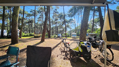 Parking camping-car à Lège-Cap-Ferret