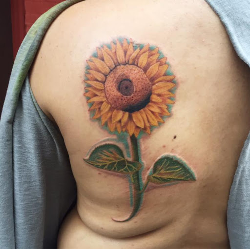 Explore stitch and angel tattoo ideas, creative tattoo ideas in Shamokin, available at Dapper Tattoo LLC