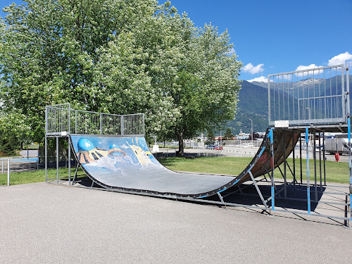 Skatepark du parc olympique à Albertville